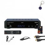 Pack servimat récepteur satellite full hd + carte tntsat v6 + câble hdmi + câble 12v + déport ir Pack servimat récepteur satellite full hd + carte tntsat v6 + câble hdmi + câble 12v + déport ir
