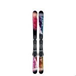 Pack skis nordica unleashed j + fixations j7. 0 fdt rose gar�on