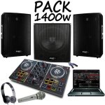 Pack sono amplifié 1400w + controleur party mix numark + caisson 800w pa dj sono light led cube1512 Pack sono amplifié 1400w + controleur party mix numark + caisson 800w pa dj sono light led cube1512