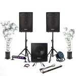Pack sono dj 2200w ibiza - caisson de basse 800w sub15a - 2 enceintes disco15b 700w - 2 machines à bulles ... Pack sono dj 2200w ibiza - caisson de basse 800w sub15a - 2 enceintes disco15b 700w - 2 machines à bulles ...