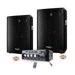 Pack sono dj 600 - ampli 50 compact + 2 enceintes 300w