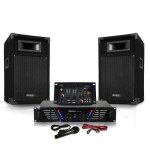 Pack sono dj300 - bt ampli + hp 500w table de mix