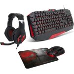 Pack de p�riph�riques gaming - spirit of gamer - pro - mkh3 - clavier azerty - souris 3200 dpi - casque ...