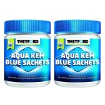 Pack thetford 2x aqua - kem bleu x 15 sachets traitement des mati�res