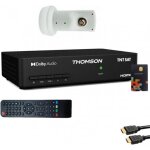 Pack thomson rcepteur tv satellite full hd + carte daccs tntsat + lnb single hdsat