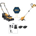 Pack tondeuse � batterie 20v 34cm de coupe + coupe - bordure � batterie 20v - stiga - collector 136e ...