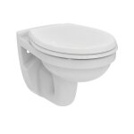 Pack wc suspendu porcher noe avec bride - blanc