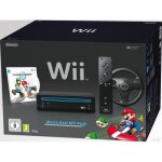 Console de salon - nintendo - wii - noir - bundle - mario kart inclus