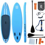 Paddle gonflable en dropstitch - surftrip - 305 x 76 x 15 cm - stand - up - adulte - bleu