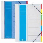 Trieur - pagna - lucy colors - bleu - 12 compartiments - a4 - couverture inscrite