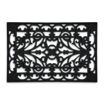 Relaxdays paillasson caoutchouc 40x60 antidérapant résistant caillebotis extérieur tapis d?entrée ornements ... Relaxdays paillasson caoutchouc 40x60 antidérapant résistant caillebotis extérieur tapis d?entrée ornements ...
