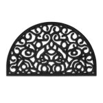 Relaxdays paillasson caoutchouc 45x75 antidérapant résistant caillebotis extérieur tapis d?entrée ornements ... Relaxdays paillasson caoutchouc 45x75 antidérapant résistant caillebotis extérieur tapis d?entrée ornements ...