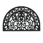 Relaxdays paillasson caoutchouc 60x40 antid�rapant r�sistant caillebotis ext�rieur tapis d?entr�e ornements ...