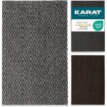 Paillasson m�lange tapis de porte pour lentr�e noir et blanc 200 x 100 cm