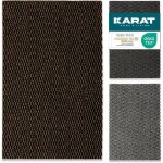 Paillasson m�lange tapis de porte pour lentr�e noir / marron 200 x 100 cm