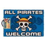 Paillasson - pyramid international - one piece - fibres de coco - 60 x 40 cm - marron