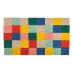 Paillasson - fisura - squares - fibre de coco - antid�rapant pvc - 70x40 cm