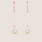 Anneaux de gymnastique agr�s balan�oire pour portique bois 195 � 250 m