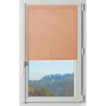 Paire de brise bise unie l�g�re corail 60 x 60 cm