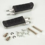 Paire de cale pied avant pilote droit et gauche adaptable pour moto honda