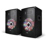 Paire denceintes passives sono dj pa 10 / 25cm 2x250w � leds int�gr�es 2 voies bassreflex