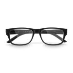 Paires de lunettes plastique recycl� noir mat + 25 dpt