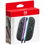 Paire de manettes joy - con 2 violet clair & vert clair pour nintendo switch 2