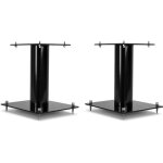 Pieds denceintes - norstone - stylum s - noir - réglables - support 50 kg Pieds denceintes - norstone - stylum s - noir - réglables - support 50 kg