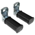 Repose cale pied passager arri�re - rsm - peugeot 103 sp - noir - compatible - remplacement