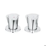 Paire de robinet de bidet costa l chrom� 1 / 2 - grohe - 18904 - 001