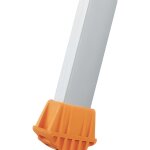 Sabots haute s�curit� - tubesca - comabi - 9007150 - orange - stabilit� antiglisse - 50mm
