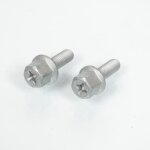Paire vis de fixation pot dchappement cylindre pour scooter mbk 50 spirit m6x18mm - mfpn : vis de pot ...