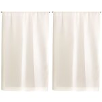 Rideaux - linder - unis - etamine - 45x90 cm - int�rieur