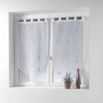 Paire de voilages chenilla 70x240cm naturel