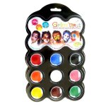 Palette de maquillage � leau grimtout carnaval - enfant - 9 couleurs assorties