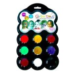 Palette de maquillage pour enfant - grim tout - 9 couleurs - princesse