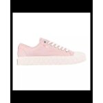 Palladium 74447 chaussures femme rose - tige canvas talon plat 3 cm lacets