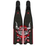 Palmes dures en carbone epsealon umibozu - noir / rouge - 38 / 39