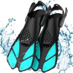 Palmes de natation - non sp�cifi� - ajustables - voilure courte - confort optimal - mixte