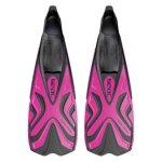 Palmes de snorkeling pour adultes et enfants - seac sub - azzurra - chausson ferm� en caoutchouc souple ...