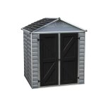 Palram abri de jardin skylight 27 m² - aluminium et polycarbonate - gris Palram abri de jardin skylight 27 m² - aluminium et polycarbonate - gris