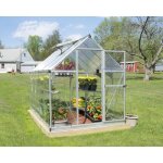 Palram - canopia serre de jardin hybrid 56m2 argent