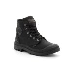 Chaussures multisport homme - palladium pampa hi supply leather noir - terrain sec