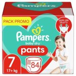Pampers baby dry pants taille 7 84 couches (4x21). 17kg +