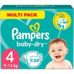 Pampers baby - dry taille 4 130 couches (9 - 14 kg)