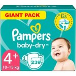 Pampers baby - dry taille 4 plus 239 couches (10 - 15 kg)