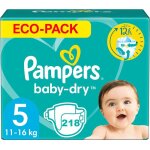 Pampers baby - dry taille 5 218 couches (11 - 16 kg)