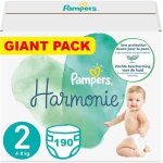 Pampers harmonie taille 2 190 couches (4 - 8 kg) Pampers harmonie taille 2 190 couches (4 - 8 kg)