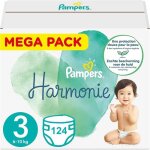 Pampers harmonie taille 3 124 couches (6 - 10 kg)