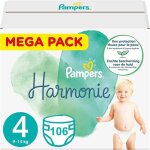 Pampers harmonie taille 4 106 couches (9 - 14 kg) Pampers harmonie taille 4 106 couches (9 - 14 kg)